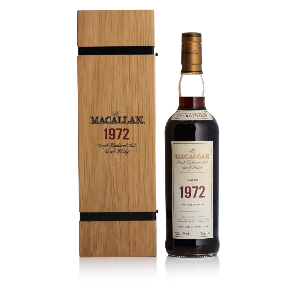 View full screen - View 1 of Lot 6. The Macallan Fine & Rare 29 Year Old 58.4 abv 1972 (1 BT 70cl).
