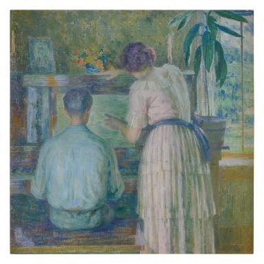 View full screen - View 1 of Lot 28. LOUIS RITMAN | THE PIANO LESSON.