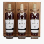 The Macallan 25 Year Old Sherry Oak 43.0 abv NV (3 Bottles 70cl)