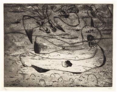 View full screen - View 1 of Lot 93. JOAN MIRÓ | L'AIGLE ET LA FEMME LA NUIT (D. 22).