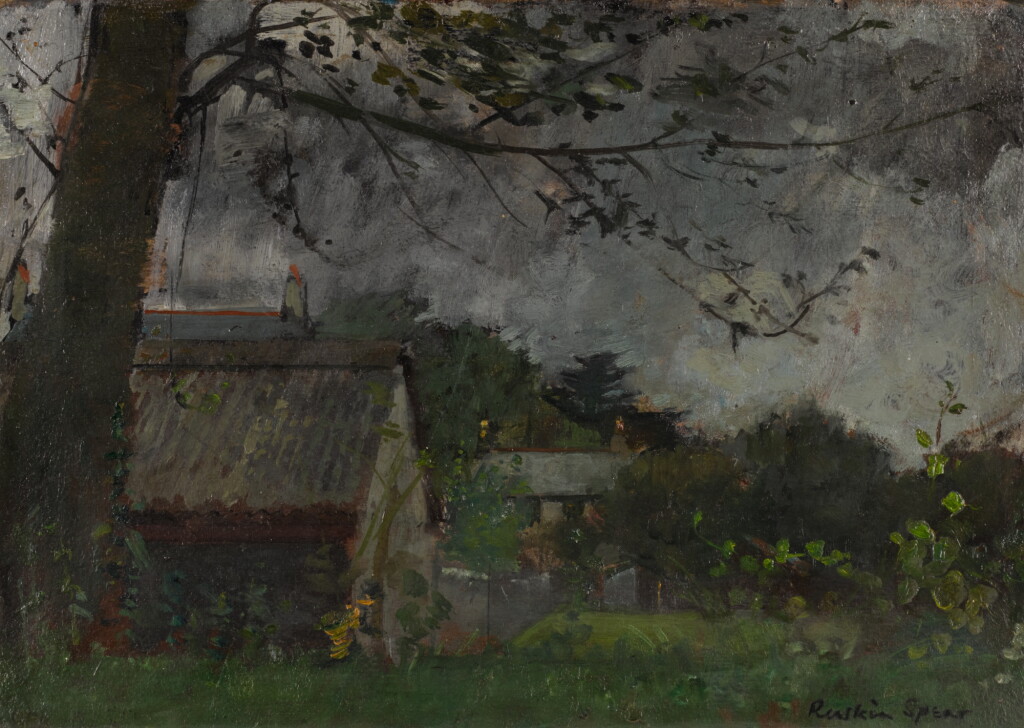 View full screen - View 1 of Lot 162. RUSKIN SPEAR, R.A. | CORNISH LANDSCAPE.