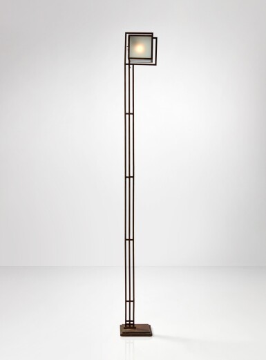 View full screen - View 1 of Lot 219. A Rare Floor Lamp from the John Storer House, Hollywood, California.