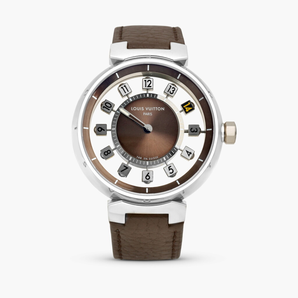 View full screen - View 1 of Lot 2221. Tambour Spin Time 15 "The Final Edition", Reference W1WG2 | A limited edition white gold wristwatch with rotating indexes, Circa 2024.