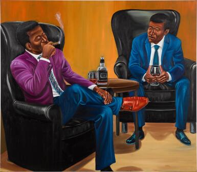 View full screen - View 1 of Lot 143. Orange Room .