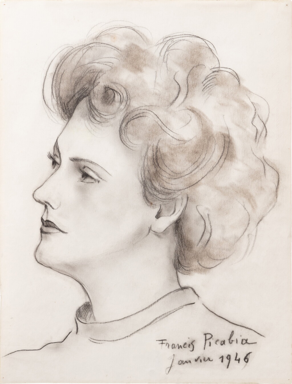 View full screen - View 1 of Lot 354. Tête de femme.