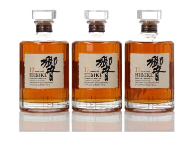 View full screen - View 1 of Lot 67. Hibiki 17 Year Old 43.0 abv NV (3 Bottles 75cl).