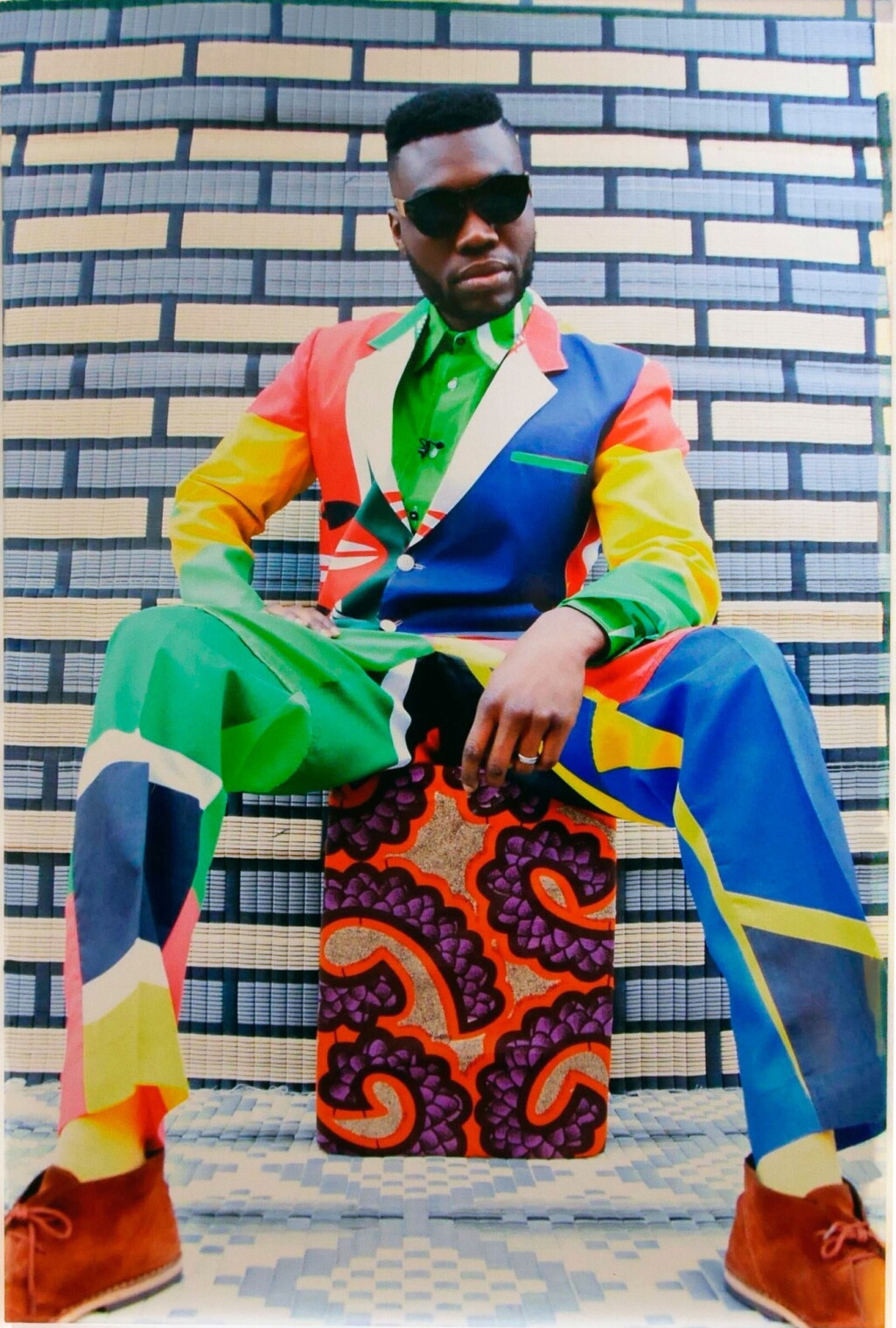 View full screen - View 1 of Lot 6. 'Afrikan Boy Sittin'' (from the series My Rockstars), 2013.