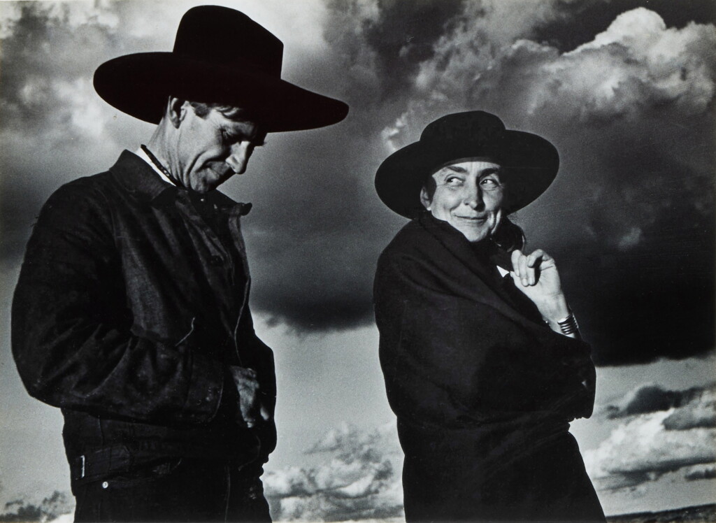 View full screen - View 1 of Lot 101. 'Georgia O’Keeffe and Friend (Orville Cox), Canyon de Chelly National Monument, Arizona'.