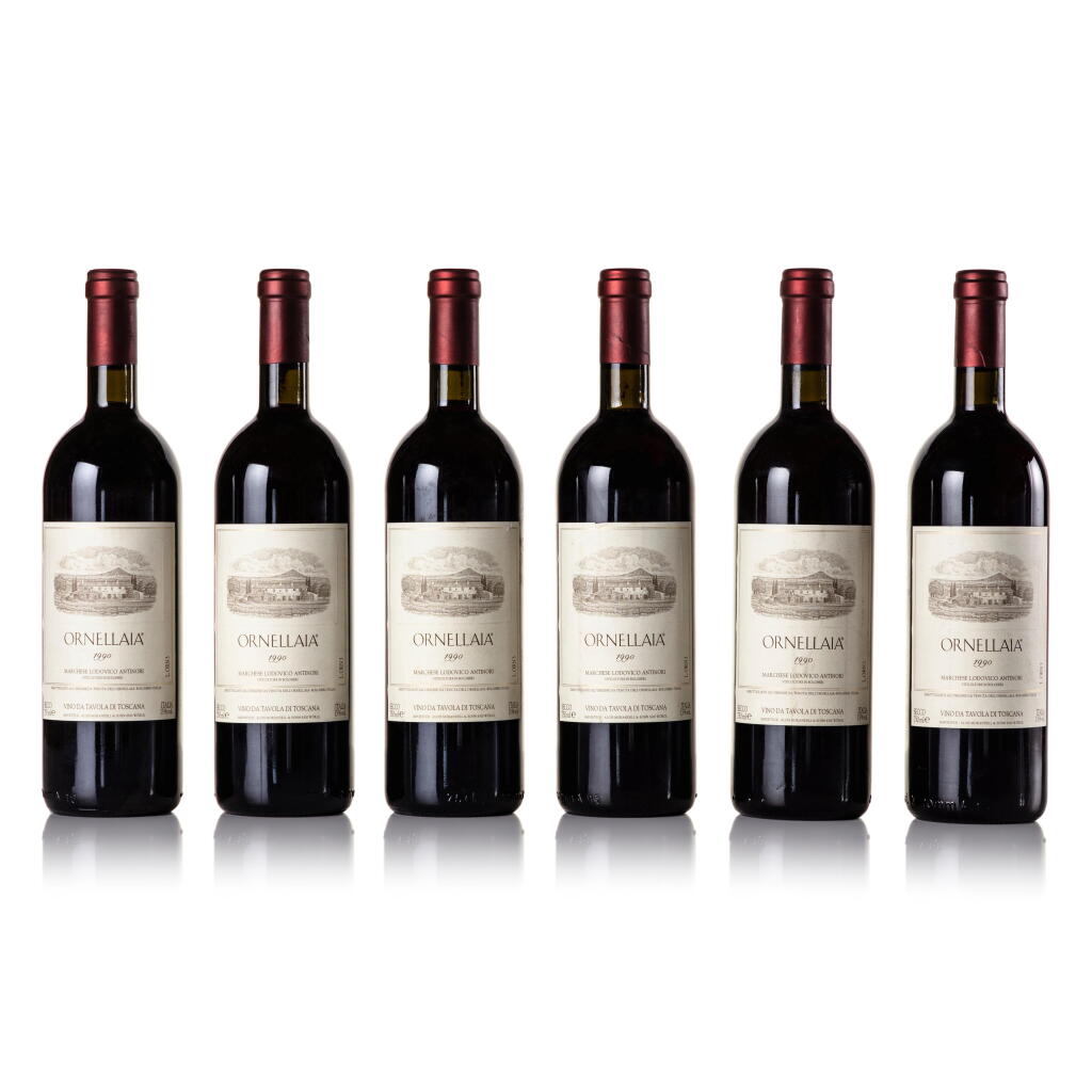 View full screen - View 1 of Lot 475. Ornellaia 1990 (12 BT).
