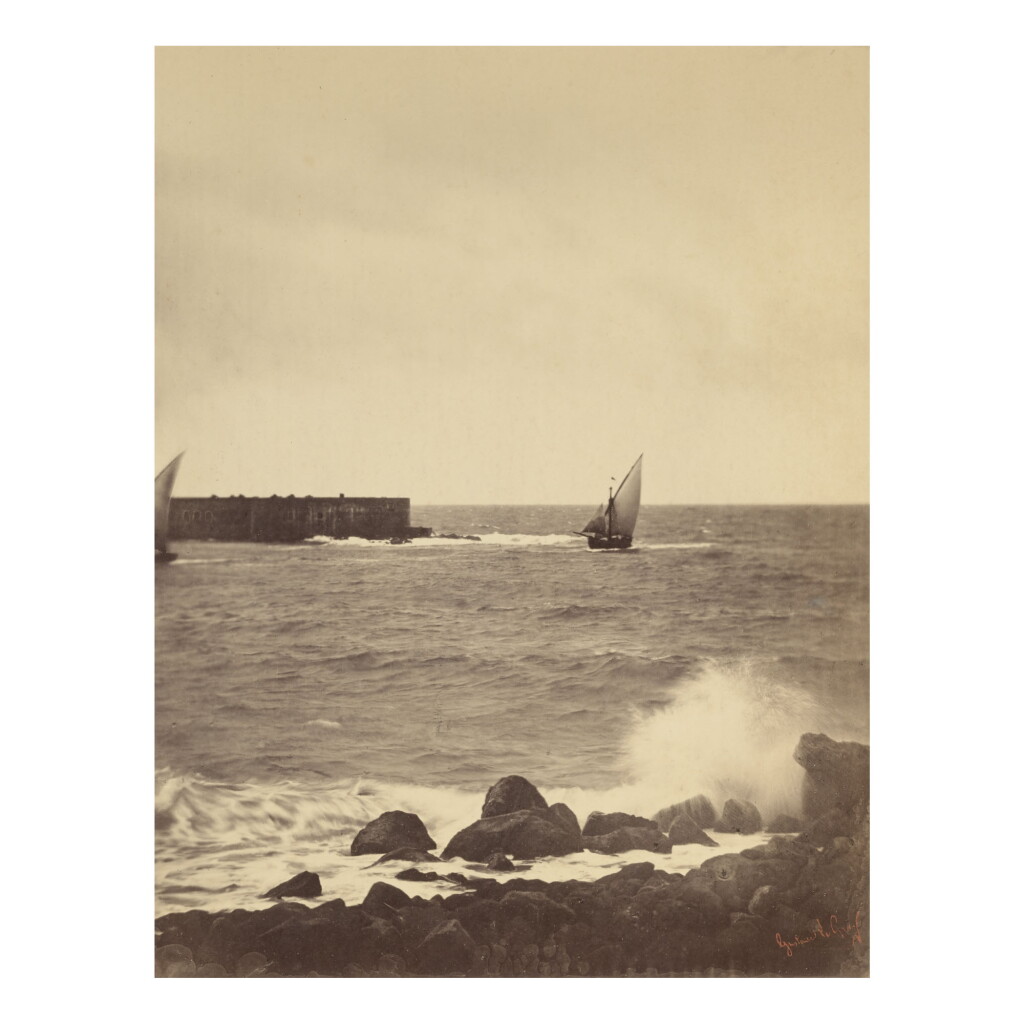 View full screen - View 1 of Lot 109. GUSTAVE LE GRAY | 'LA VAGUE BRISÉE, MER MÉDITERANÉE' (THE BREAKING WAVE).