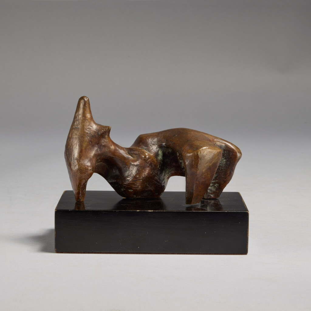 View full screen - View 1 of Lot 422. Maquette for Reclining Figure.