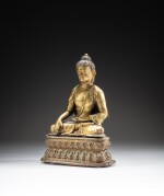 A bronze seated figure of Buddha, 17th - 18th century | 十七至十八世紀 銅佛坐像