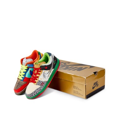 View full screen - View 1 of Lot 8696. Nike SB Dunk Low Pro ‘What the Dunk’ | Size 7.