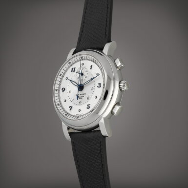 View full screen - View 1 of Lot 62. Alexandre II | A limited edition stainless steel chronograph wristwatch | Circa 2005.