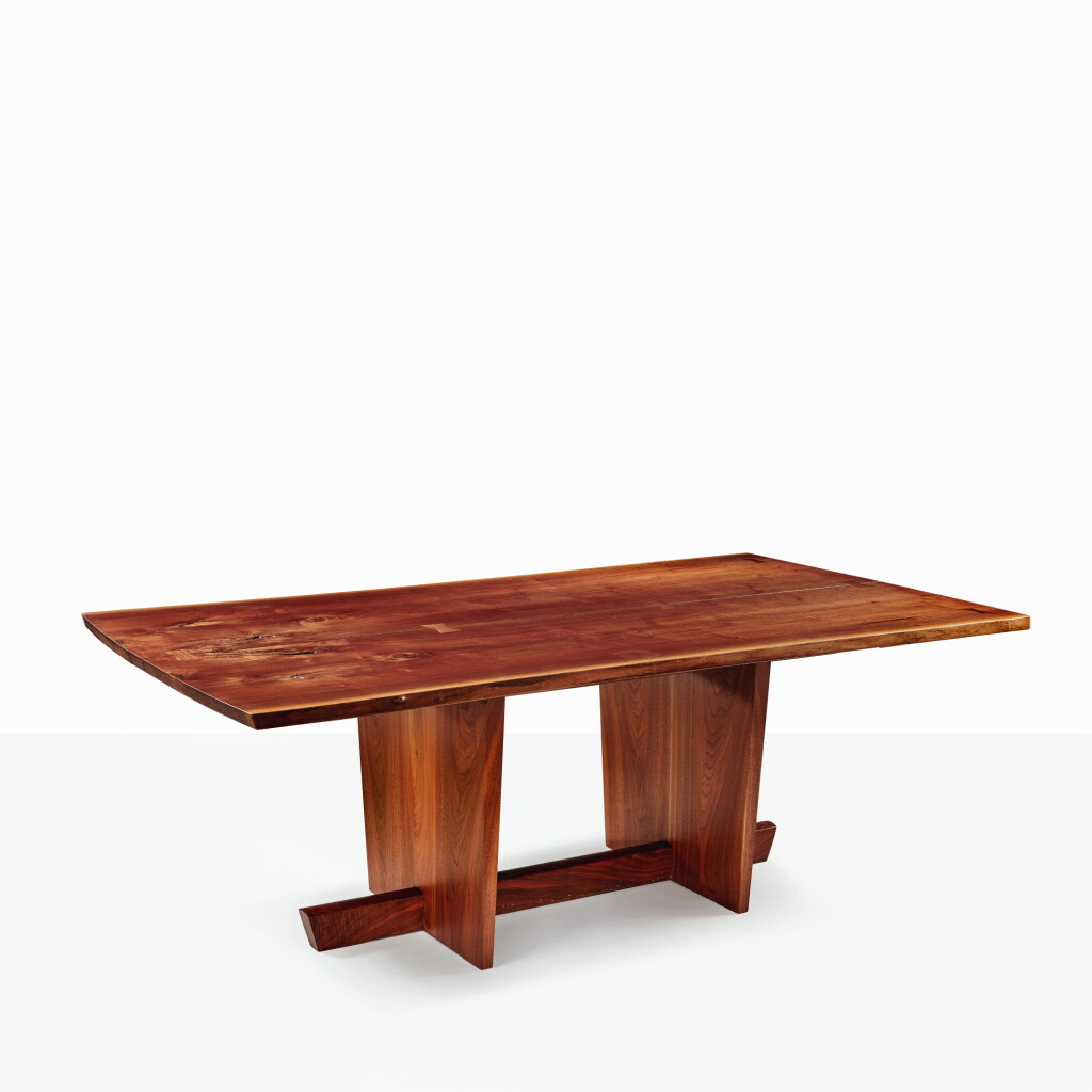 View full screen - View 1 of Lot 104. GEORGE NAKASHIMA | "MINGUREN II" DINING TABLE.