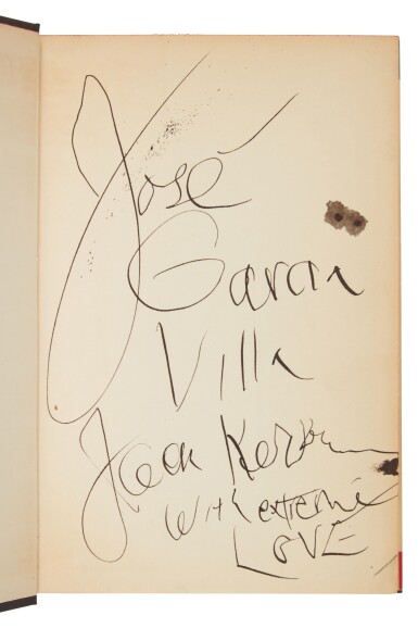 View full screen - View 1 of Lot 136. Kerouac, Jack | First edition, presentation copy of the classic Beat novel.