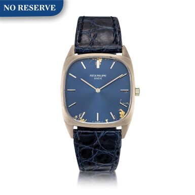View full screen - View 1 of Lot 8141. Patek Philippe | Golden Ellipse, Reference 3566, A white gold wristwatch, Circa 1970 | 百達翡麗 | Golden Ellipse 型號3566 白金腕錶,約1970年製.