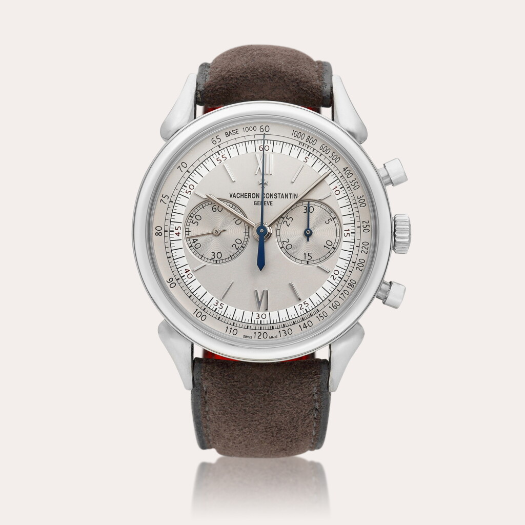 View full screen - View 1 of Lot 2276. Historiques Cornes de Vache 1955, Reference 5000H A stainless steel chronograph wristwatch, Circa 2019 | 江詩丹頓 | HISTORIQUES CORNES DE VACHE 1955 型號5000H | 精鋼計時腕錶,約2019年製.