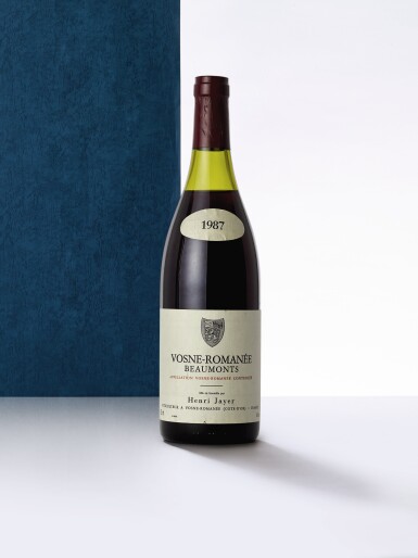 View full screen - View 1 of Lot 5055. Vosne Romanée, Les Beaumonts 1987 Henri Jayer (1 BT).