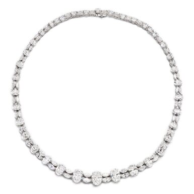 View full screen - View 1 of Lot 286. Diamond Necklace | 鑽石 項鏈 .