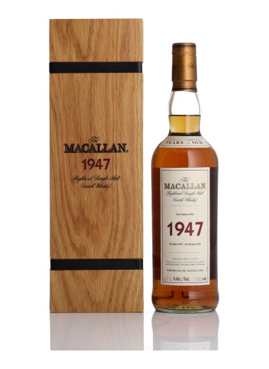 View full screen - View 1 of Lot 6. The Macallan Fine & Rare 15 Year Old 45.4 abv 1947 (1 BT 75cl).