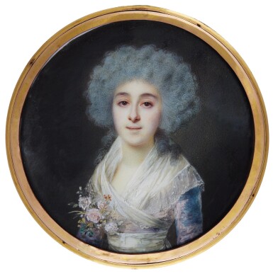 View full screen - View 1 of Lot 280. LOUIS MARIE SICARDI | PORTRAIT OF MADAME DE LA HAYE.