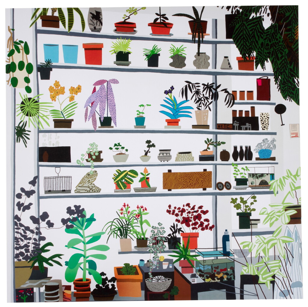 View full screen - View 1 of Lot 68. Large Shelf Still Life.