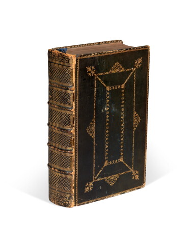 View full screen - View 1 of Lot 113. Bible, Old Testament, Greek, London, 1653, eighteenth-century black morocco gilt, Philip Traherne's copy.