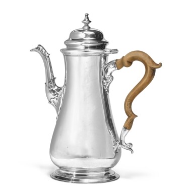 View full screen - View 1 of Lot 234. An American Silver Large Coffee Pot, Philip Syng Jr., Philadelphia, Circa 1760.
