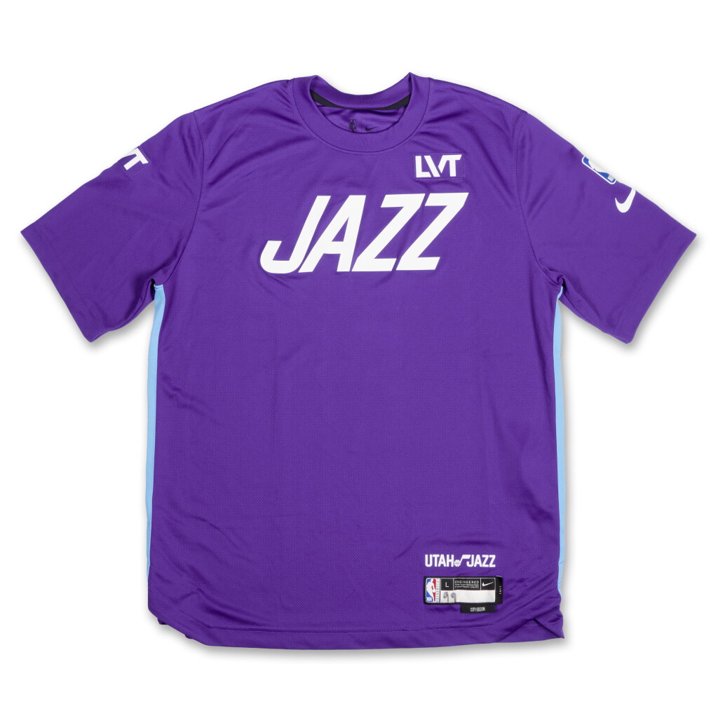 View full screen - View 1 of Lot 266. KJ Martin Utah Jazz 2024-2025 City Edition Warmup Set.
