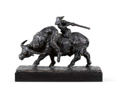 View full screen - View 1 of Lot 25. Aladar Farkas (1909-1981), Fight in Vietnam (Harcoló Vietnam) | Aladar Farkas (1909-1981) 越南戰地上的愛國戰士.