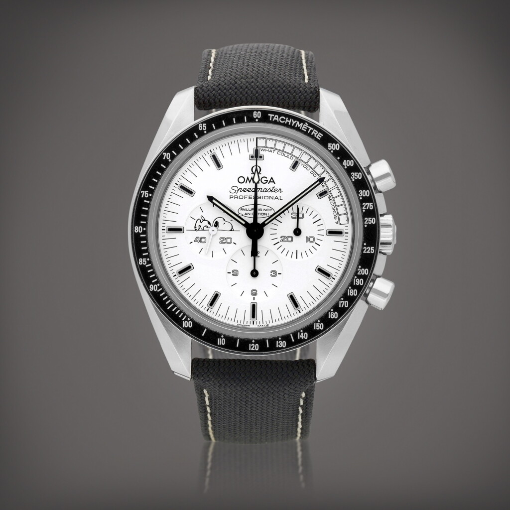 View full screen - View 1 of Lot 2143. Speedmaster "Silver Snoopy Award", Reference 311.32.42.30.04.003 A limited edition stainless steel chronograph wristwatch, Circa 2016 | 歐米茄 | 超霸系列 "史諾比銀獎" 型號311.32.42.30.04.003 | 限量版精鋼計時腕錶,約2016年製.