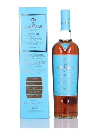 View full screen - View 1 of Lot 77. The Macallan Edition No.6 48.6 abv NV (1 BT 75cl).