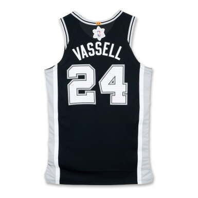 View full screen - View 1 of Lot 66. Devin Vassell ‘Christmas Day’ San Antonio Spurs 2024-2025 Game Worn Icon Edition Jersey.