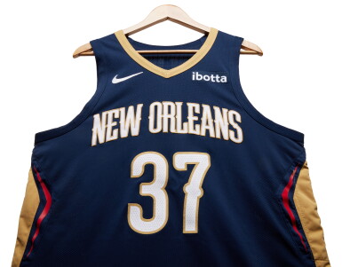 View full screen - View 1 of Lot 125. Matt Ryan New Orleans Pelicans 2024 NBA Playoffs Western Conference Round 1 Game Issued Icon Edition Jersey | Game 1.