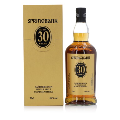 View full screen - View 1 of Lot 415. Springbank 30 Year Old 46.0 abv NV (1 Bottle 70cl).
