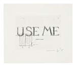 BRUCE NAUMAN | USE ME (CORDES 59)