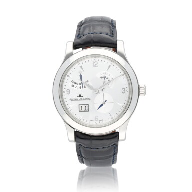 View full screen - View 1 of Lot 52. Master Antoine LeCoultre reference 146.6.17 A platinum manual winding wristwatch with day/night indicator, 8 day power reserve and date, circa 2009.