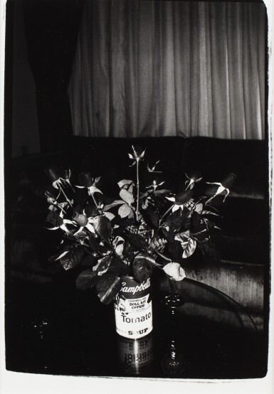 View full screen - View 1 of Lot 27. Andy Warhol | Roses in Campbell's Tomato Soup Can, 1980 .
