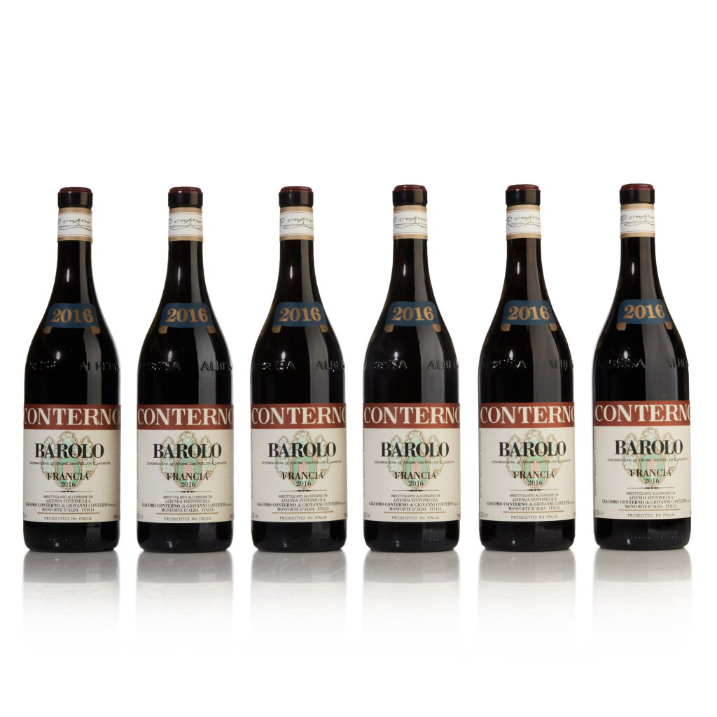 View full screen - View 1 of Lot 573. Barolo, Francia 2016 Giacomo Conterno (6 BT).