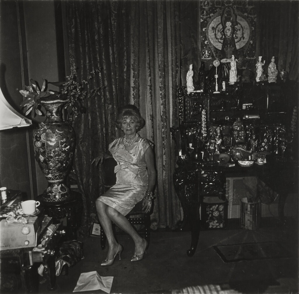 View full screen - View 1 of Lot 143. A Widow in Her Bedroom on 55th St., NYC, 1963.