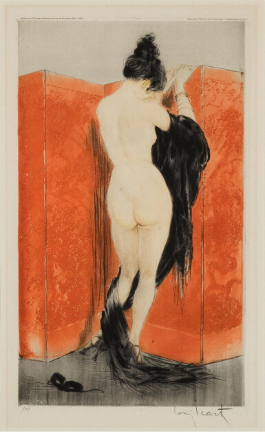 View full screen - View 1 of Lot 719. The Lacquered Screen (+9 Etchings).