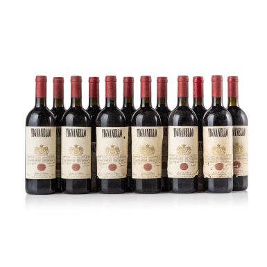 View full screen - View 1 of Lot 670. Tignanello 1985 Antinori (12 BT).