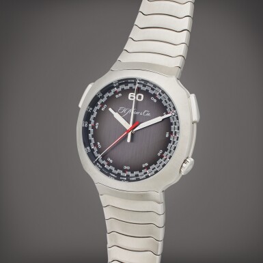 View full screen - View 1 of Lot 81. Reference 6902-1200 Streamliner | A limited edition stainless steel fly back chronograph bracelet watch, Circa 2020.