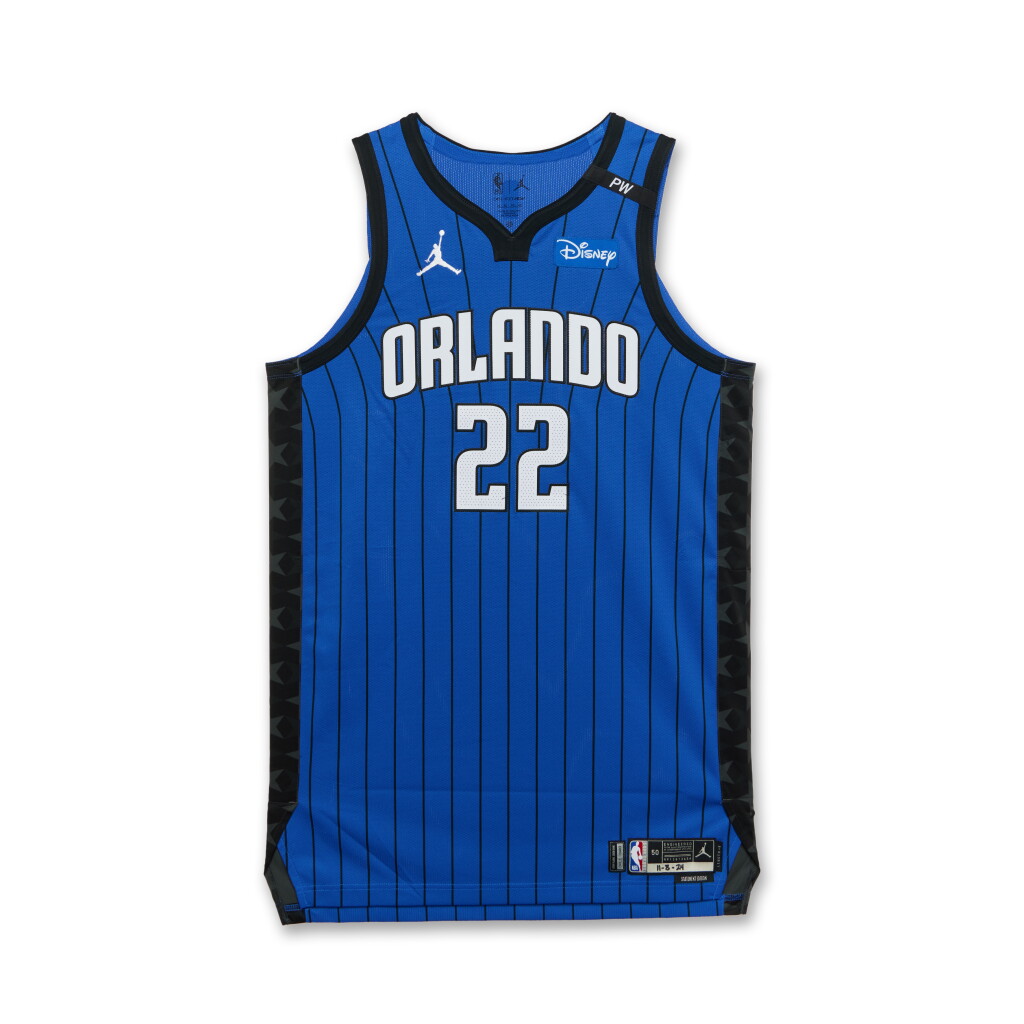 View full screen - View 1 of Lot 171. Franz Wagner Orlando Magic 2024-2025 Game Worn Statement Edition Jersey .