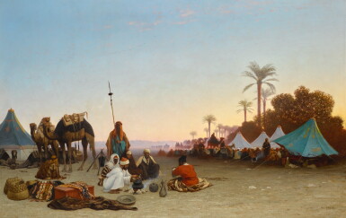 View full screen - View 1 of Lot 13. CHARLES THÉODORE FRÈRE | IN THE DESERT.