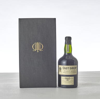 View full screen - View 1 of Lot 2069. The Last Drop Finest Aged Blended Scotch Whisky 52 abv 1960 (1 BT70).