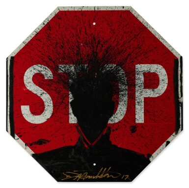 View full screen - View 1 of Lot 423. Untitled (Stop Sign).