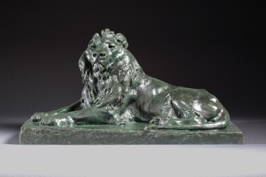 View full screen - View 1 of Lot 115. Seated Lion.