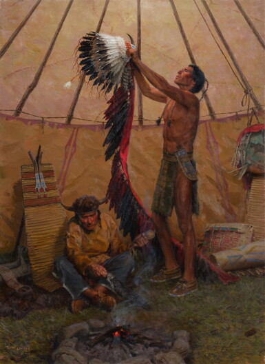 View full screen - View 1 of Lot 83. The War Bonnet Ceremony.